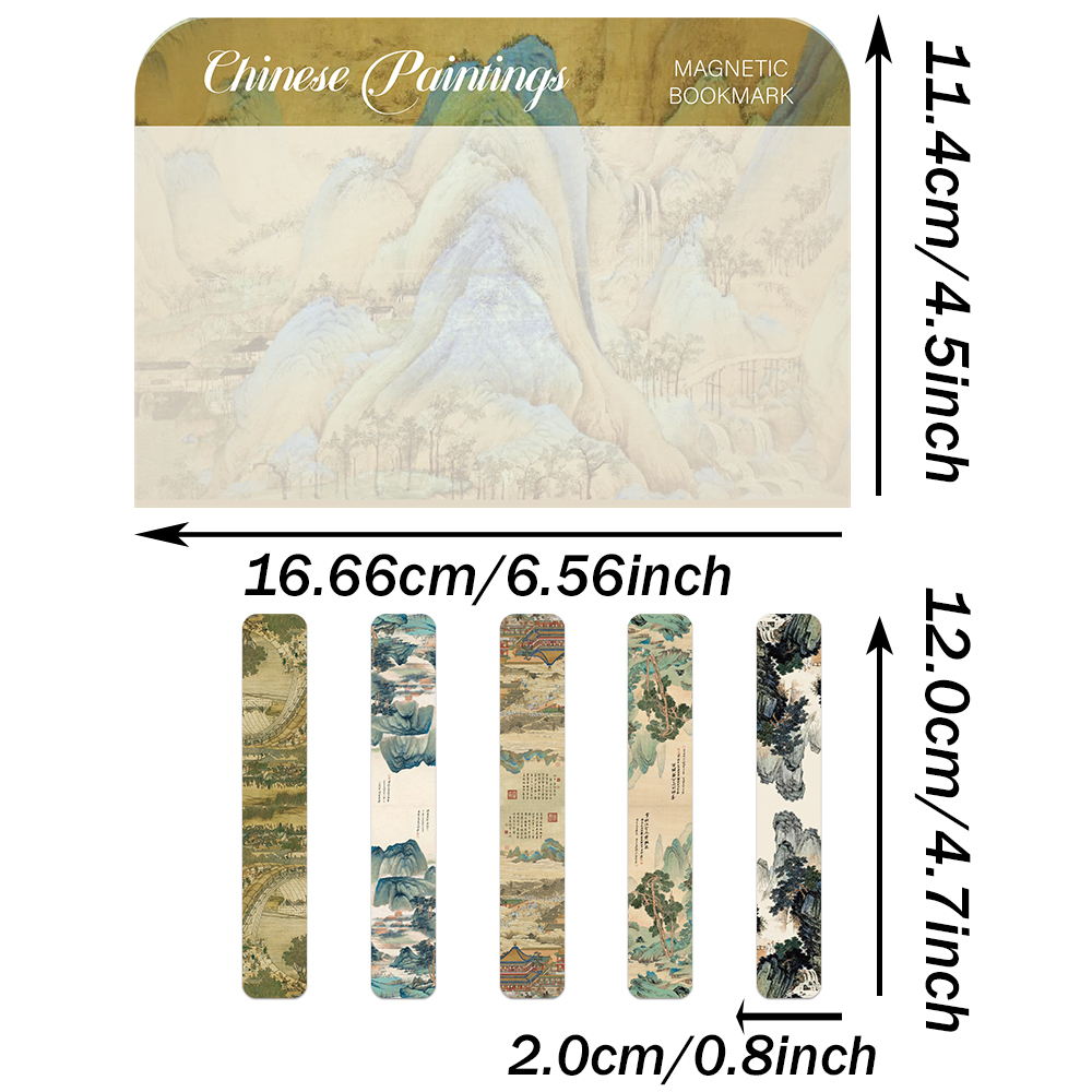 5PCS Chinese Ancient Style Mag - Bookmark Magnetic Clip recensione e prezzo