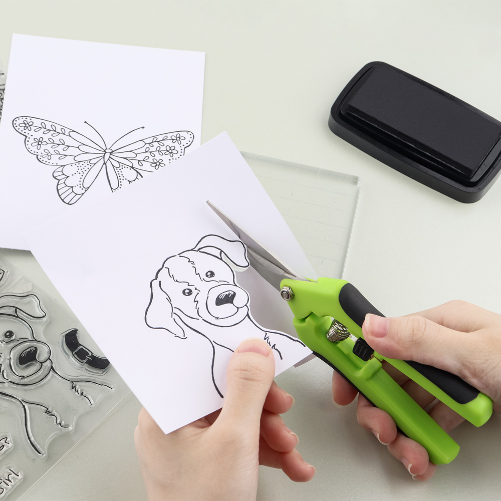 1Pcs Spring-Loaded Craft Shear - Scissors Stainless Craft recensione e prezzo