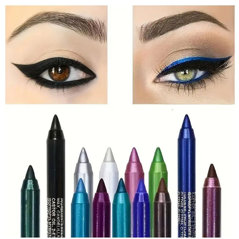 1pcs Waterproof Eyeliner Set w - Highlighter Set Pastel recensione e prezzo