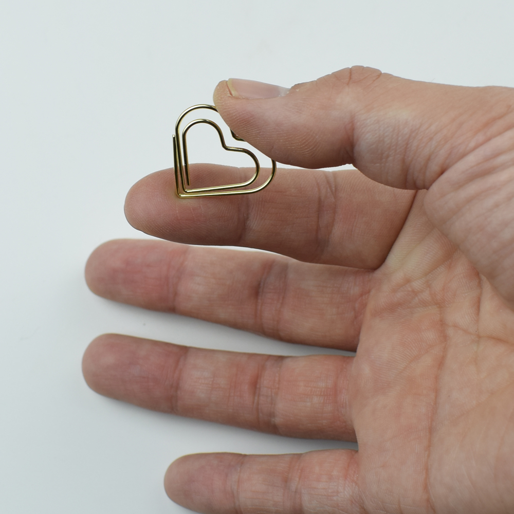 12-Piece Set Heart Paper Clips - Binder Clip Assorted recensione e prezzo