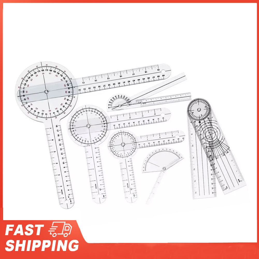 6PCS Medical Goniometer Set PV - Ruler Set Transparent recensione e prezzo