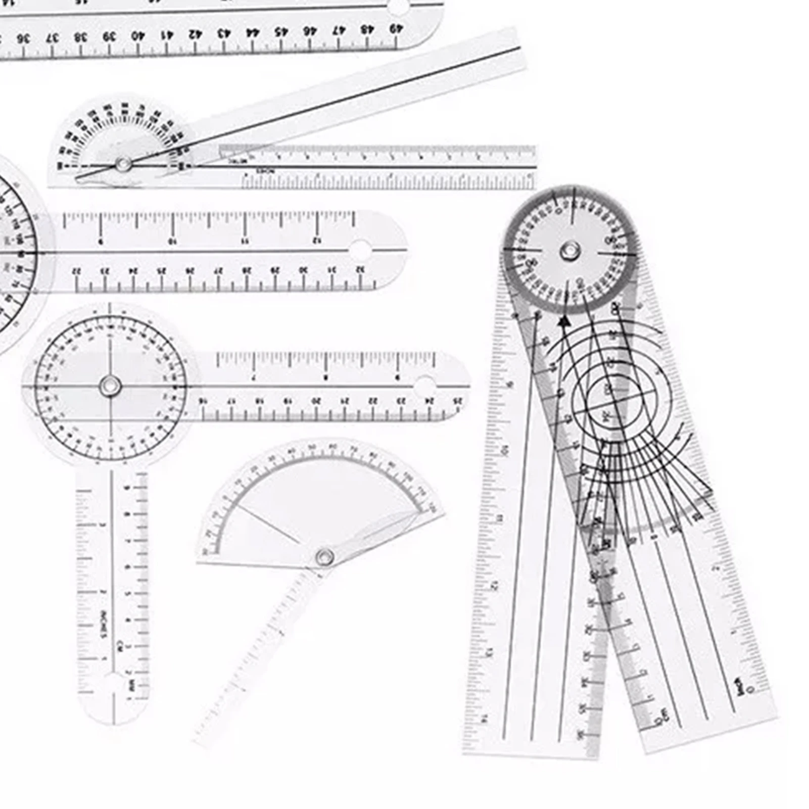 6PCS Medical Goniometer Set PV - Ruler Set Transparent recensione e prezzo