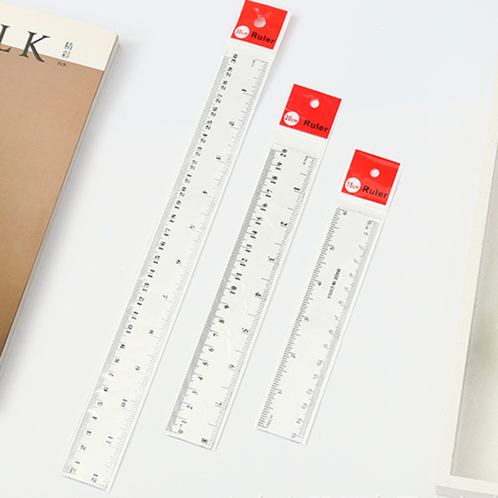 6/8/12 inch Straight Ruler 1PC - Ruler Set Transparent recensione e prezzo