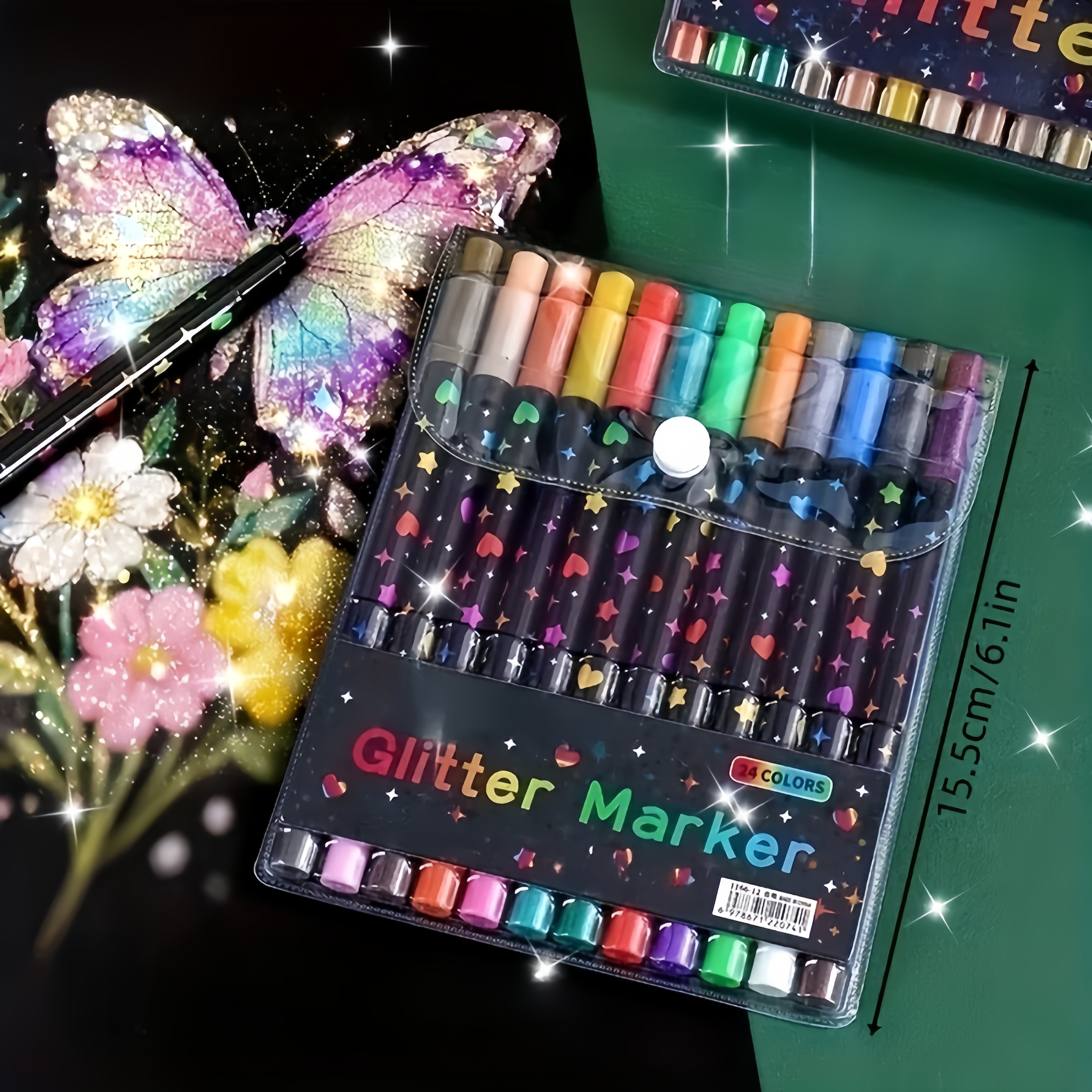 24/48 Color Double-Ended Glitt - Gel Ink Pen Set recensione e prezzo