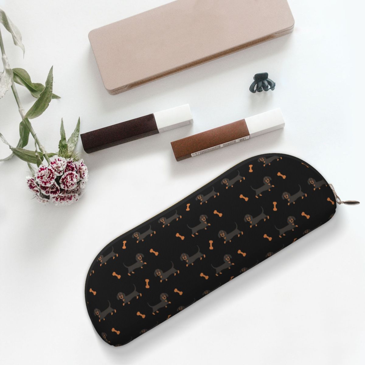 Black And Tan Dachshund Sausag - Tan Stationery & Office Supply recensione e prezzo