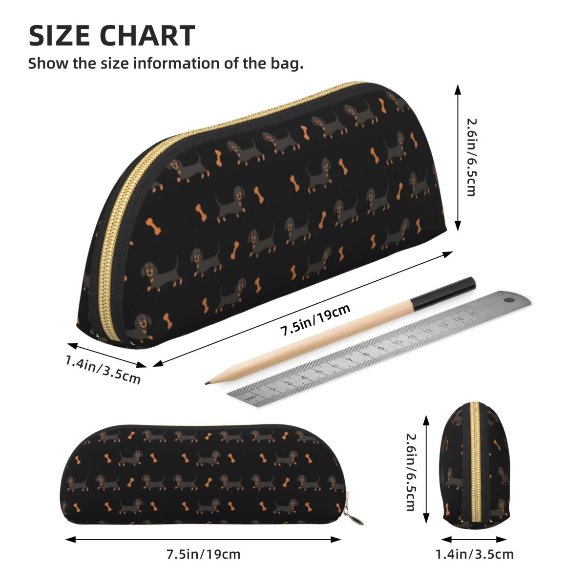 Black And Tan Dachshund Sausag - Tan Stationery & Office Supply recensione e prezzo