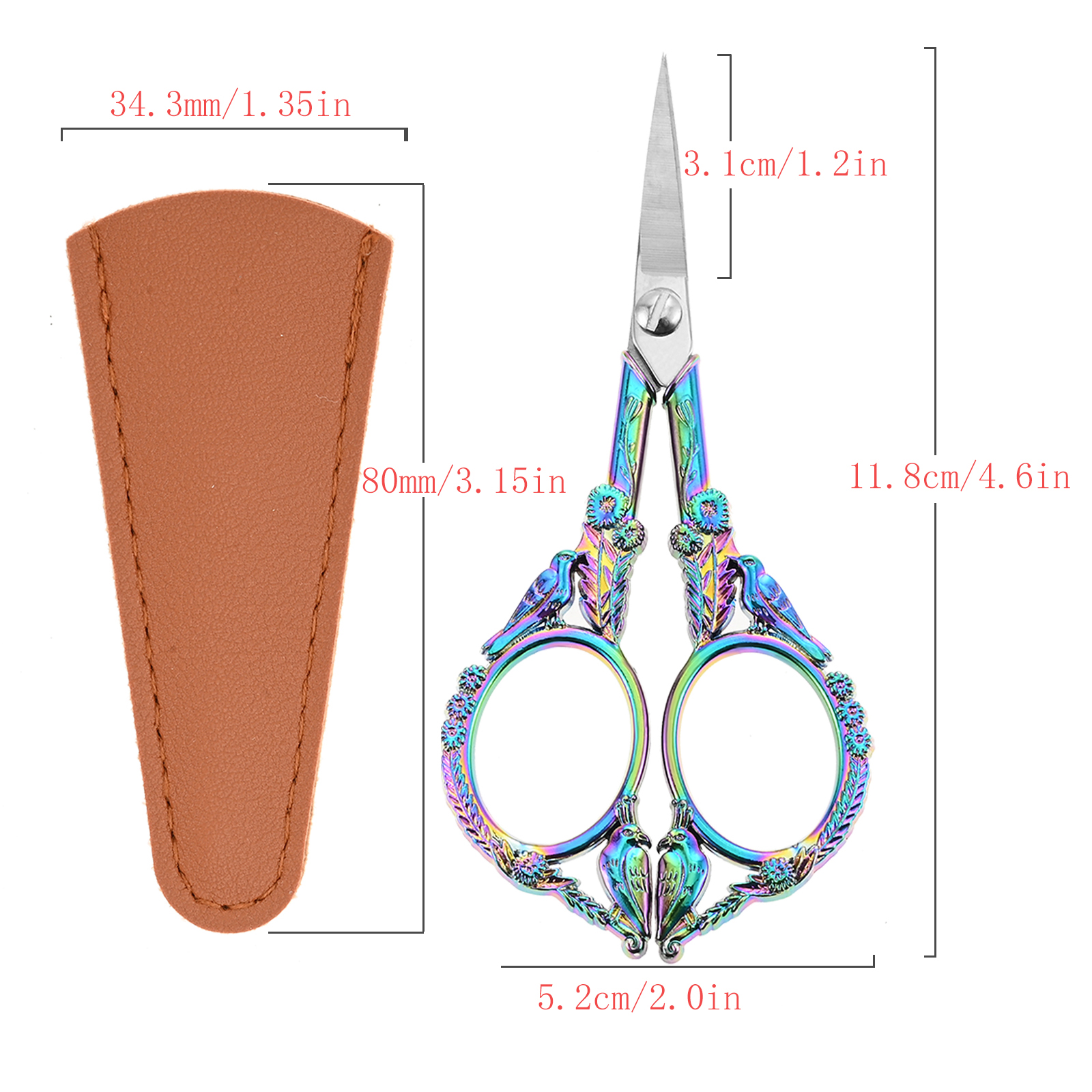 Retro Embroidery Scissors with - Scissors Stainless Craft recensione e prezzo