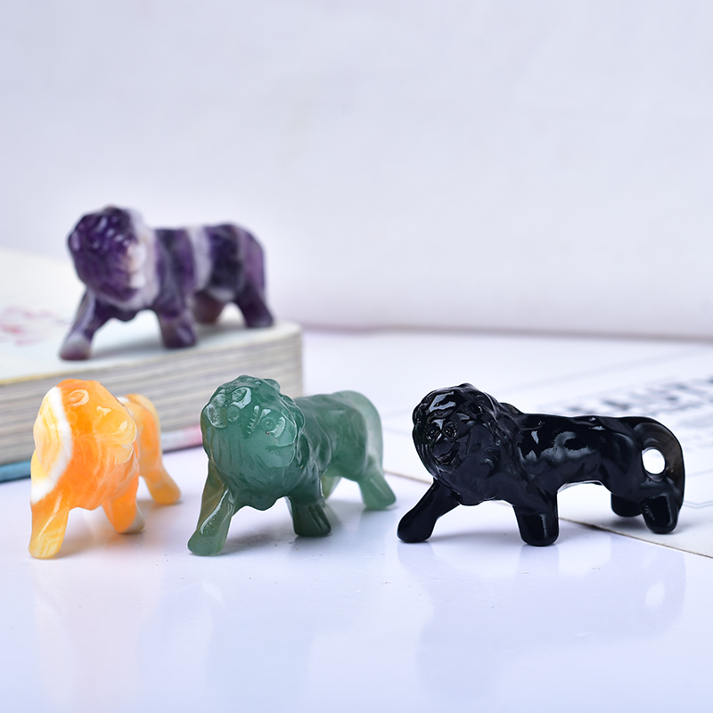 Natural Crystal Obsidian Lion. - Lion Stationery & Office Supply(Kunshan)Co.Ltd recensione e prezzo