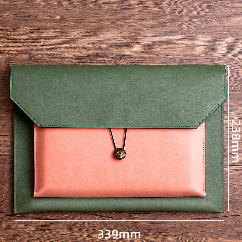 Leather File Bag A4 Paper File - Portfolio Folder Zip recensione e prezzo