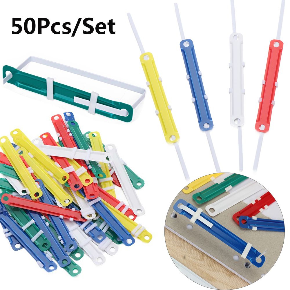 50 PCs/Set File Paper Fastener - Binder Clip Assorted recensione e prezzo