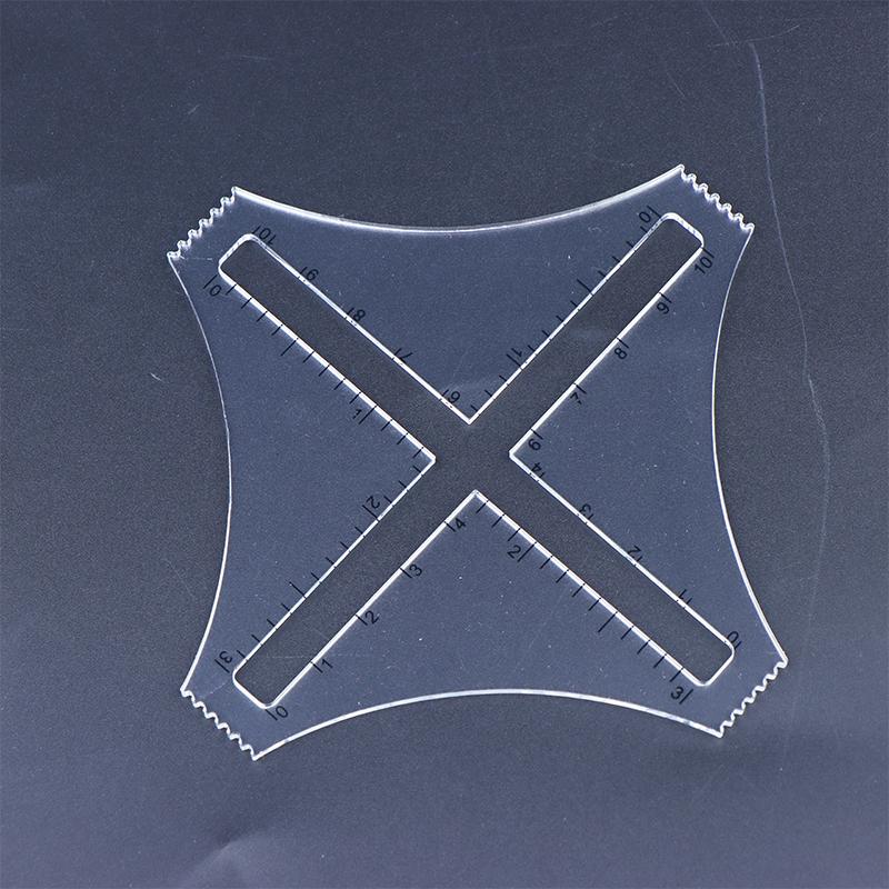 Acrylic Transparent Knitting D - Ruler Set Transparent recensione e prezzo