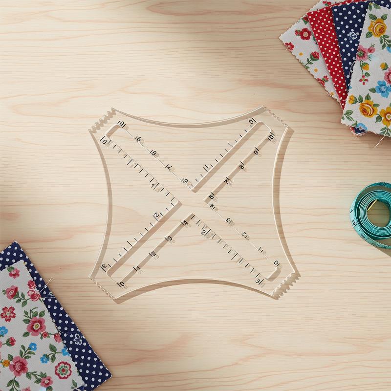 Acrylic Transparent Knitting D - Ruler Set Transparent recensione e prezzo