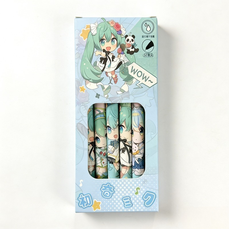 Hatsune Miku quick-drying gel  - Gel Ink Pen Set recensione e prezzo