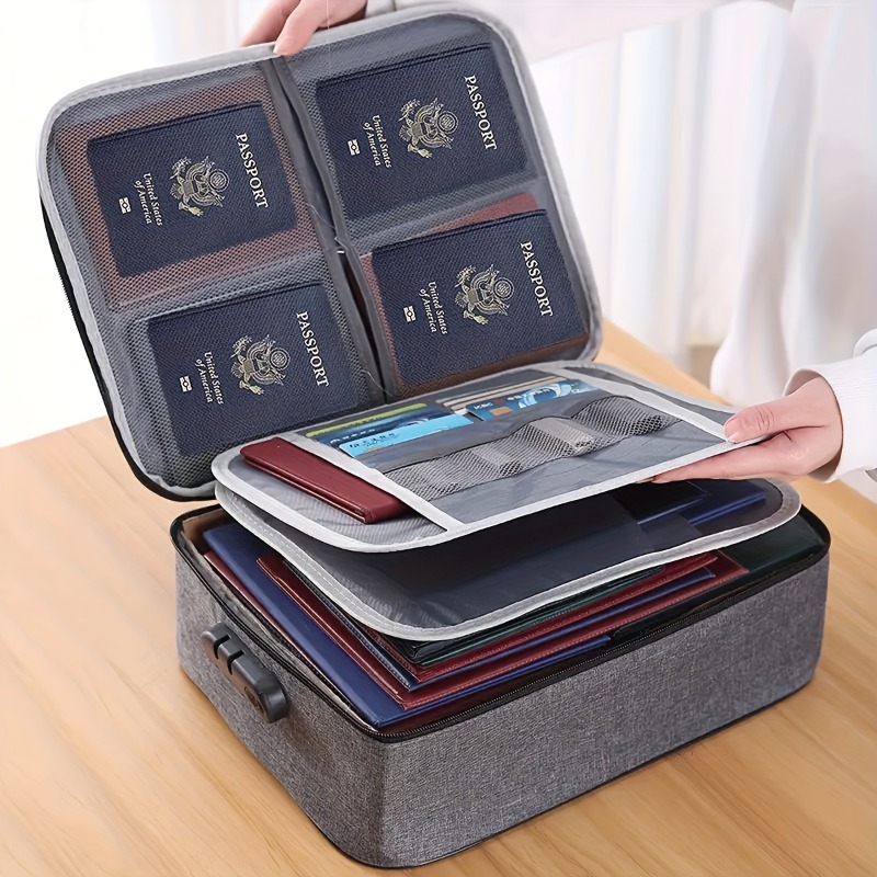 Lockable File Storage Bag,3-La - Portfolio Folder Zip recensione e prezzo