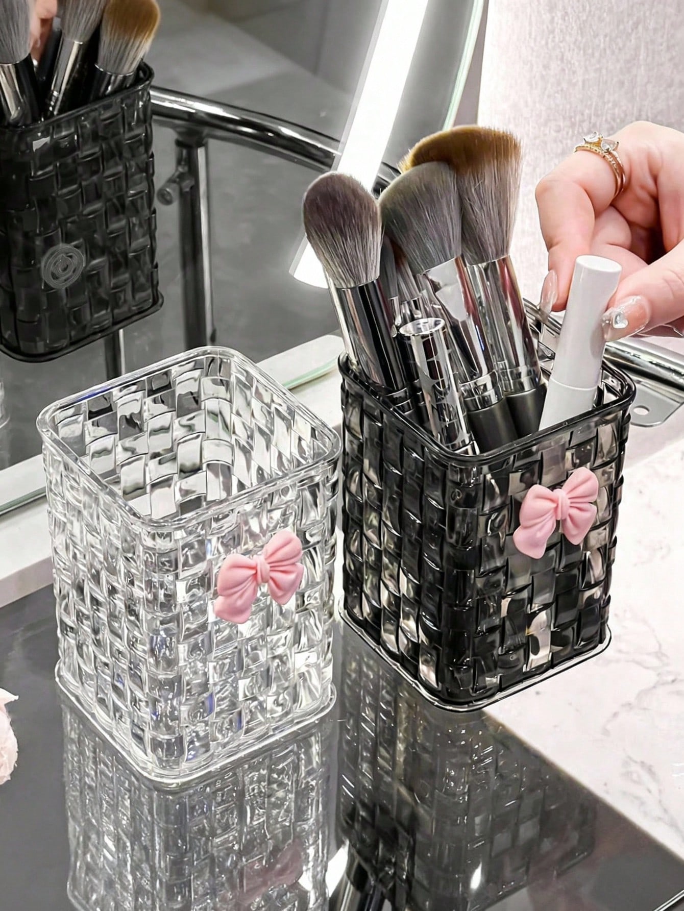 1pc Woven Texture Makeup Brush - Is Stationery Office Supply recensione e prezzo