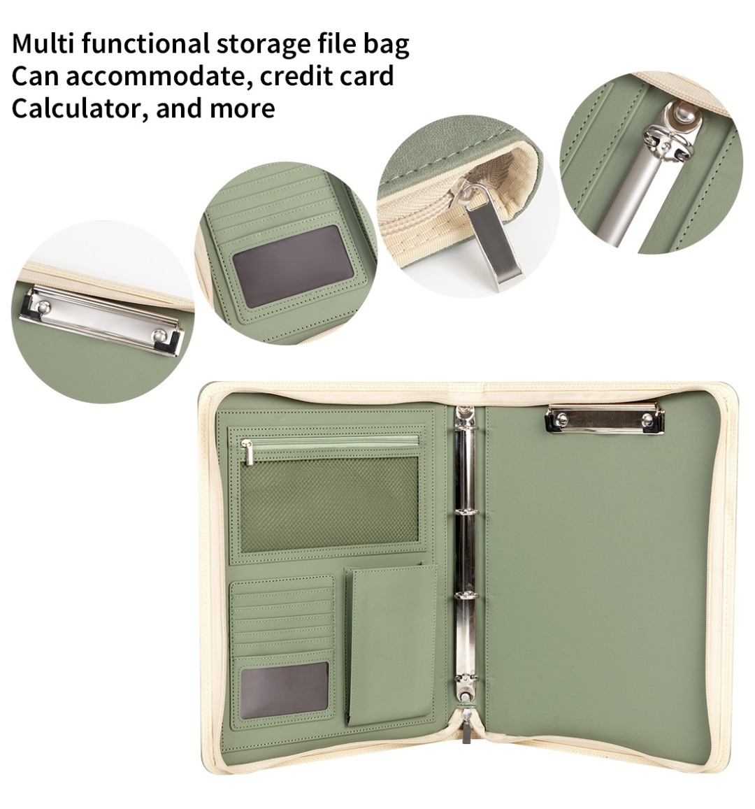New A4 Zippered Padfolio Folde - Portfolio Folder Zip recensione e prezzo