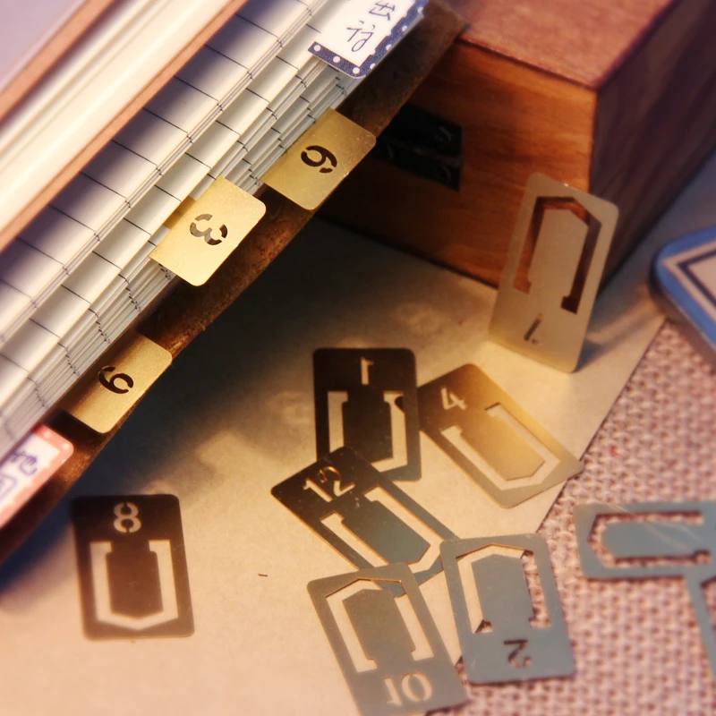 12 Pcs/lot Vintage Copper Book - Stationery And Office Supply Stores recensione e prezzo