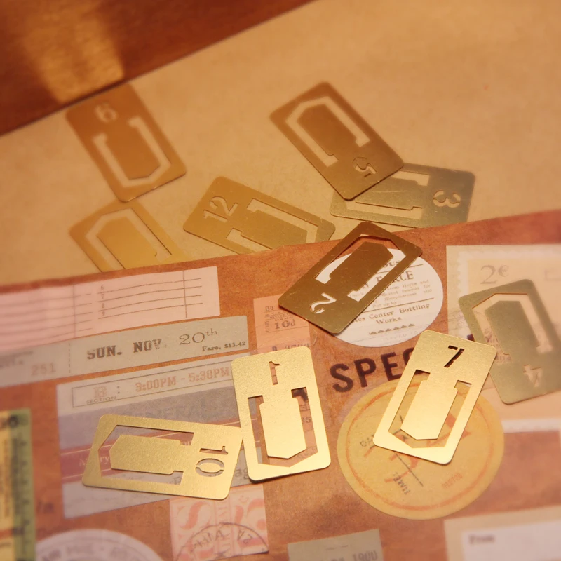12 Pcs/lot Vintage Copper Book - Stationery And Office Supply Stores recensione e prezzo
