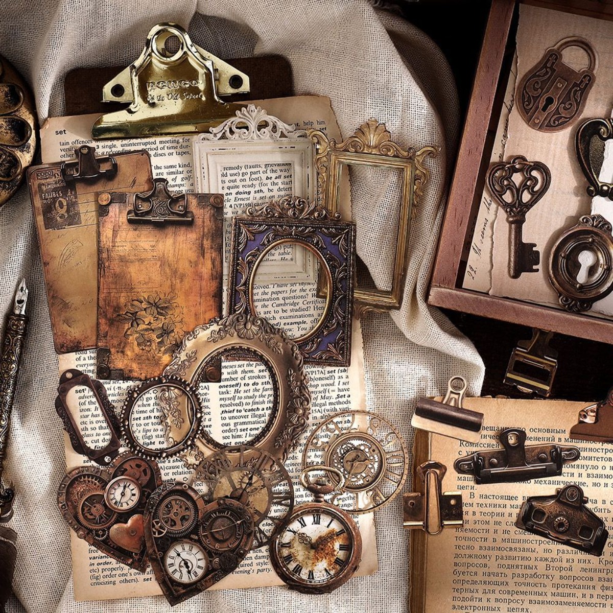 Vintage Nostalgic Gear Frame D - Stationery Supplies Business recensione e prezzo