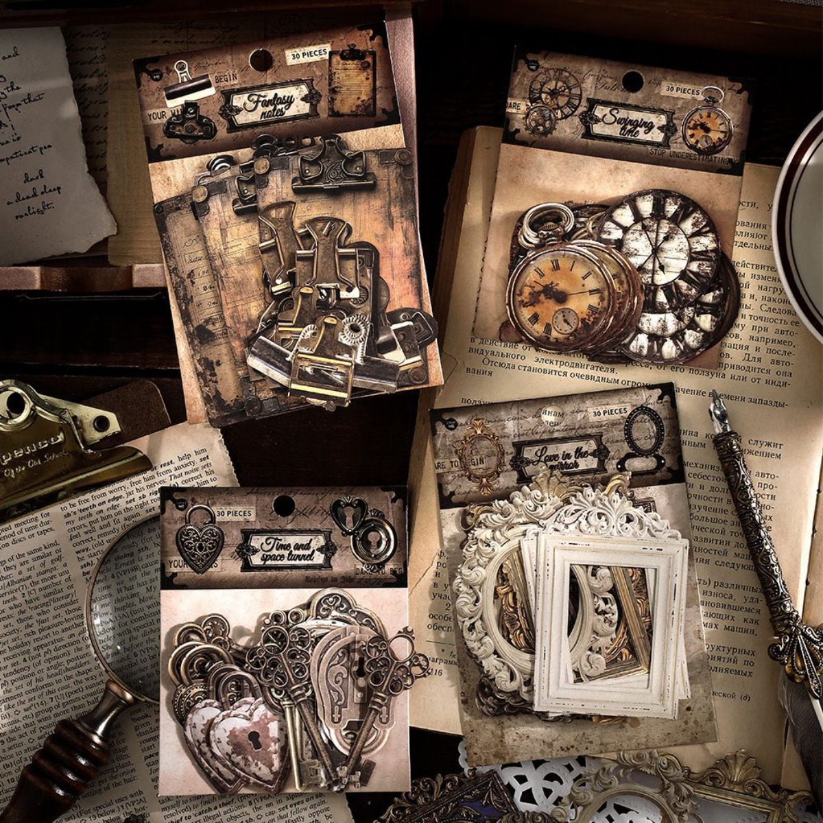Vintage Nostalgic Gear Frame D - Stationery Supplies Business recensione e prezzo