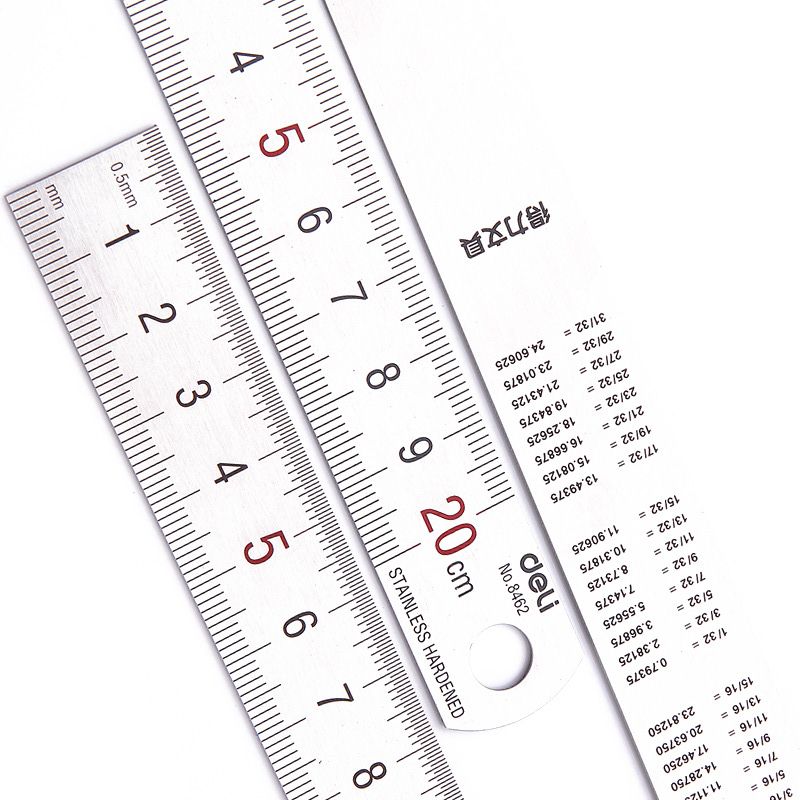 Deli 20cm Stainless Steel Meta - Stationery And Office Supply Stores recensione e prezzo
