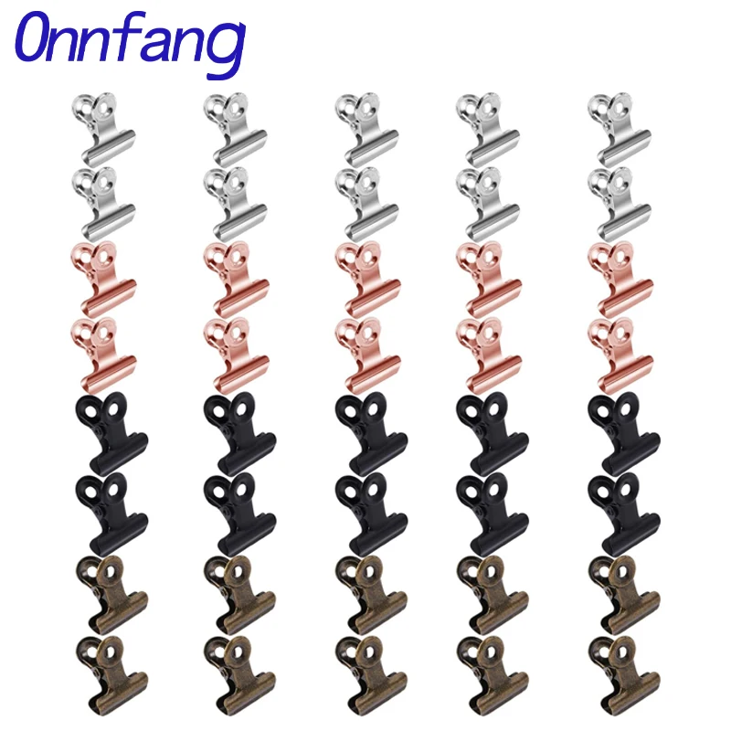 40/20PCS  Set Mini 21x23mm Met - Binder Clip Assorted recensione e prezzo