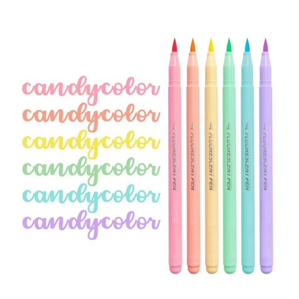 6pcs Soft Brush Fluorescence P - Highlighter Set Pastel recensione e prezzo