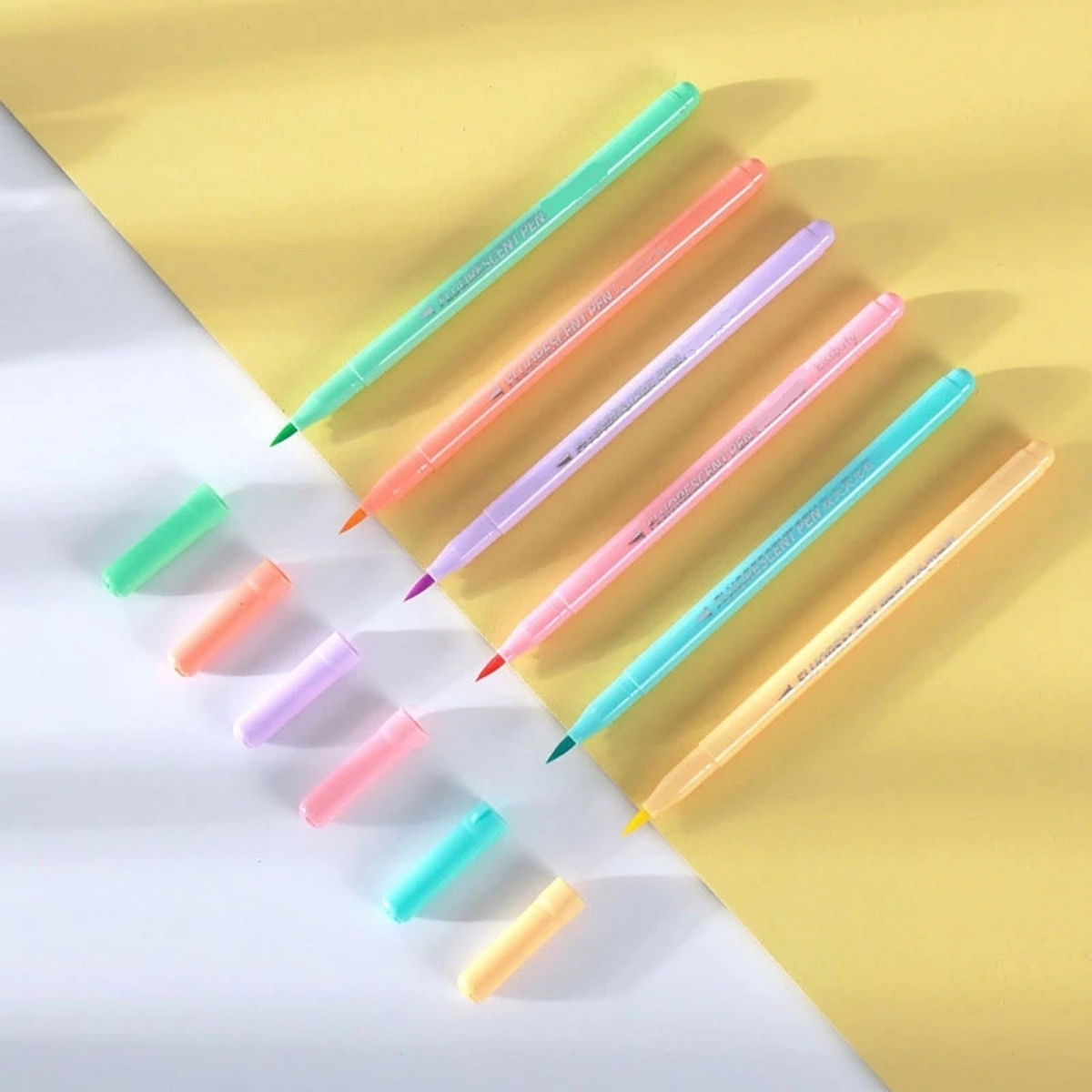 6pcs Soft Brush Fluorescence P - Highlighter Set Pastel recensione e prezzo