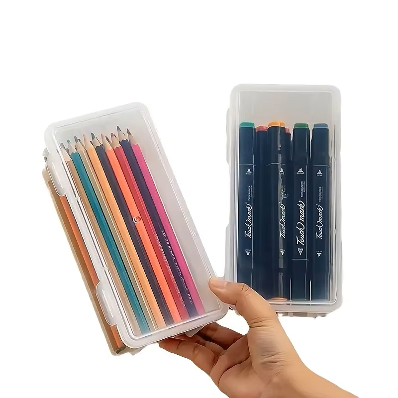 4 large transparent PP storage - Stationery And Office Supply Stores recensione e prezzo