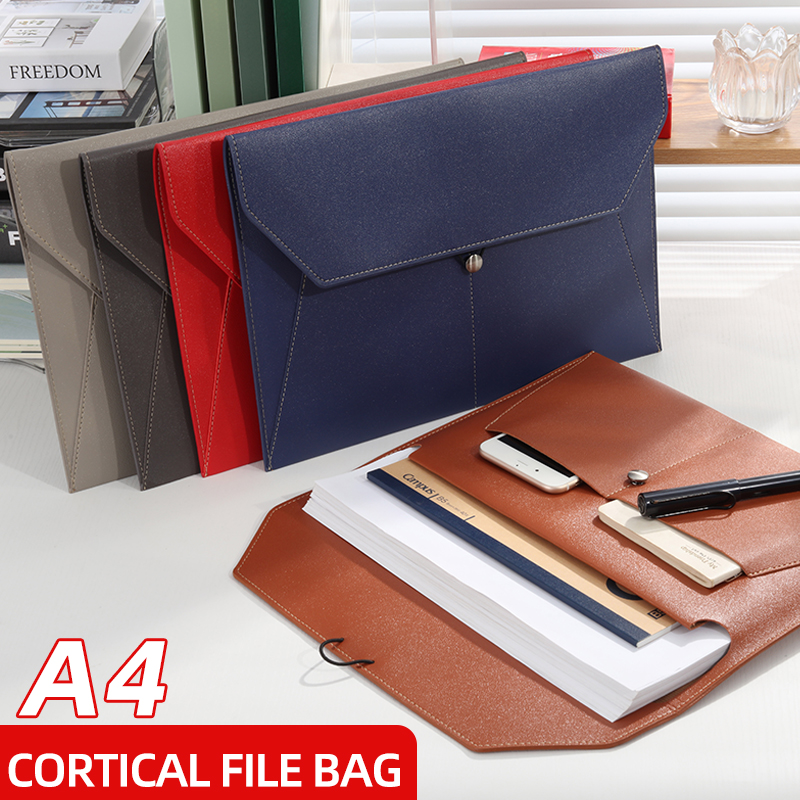 A4 Business Leather File Bag M - Portfolio Folder Zip recensione e prezzo