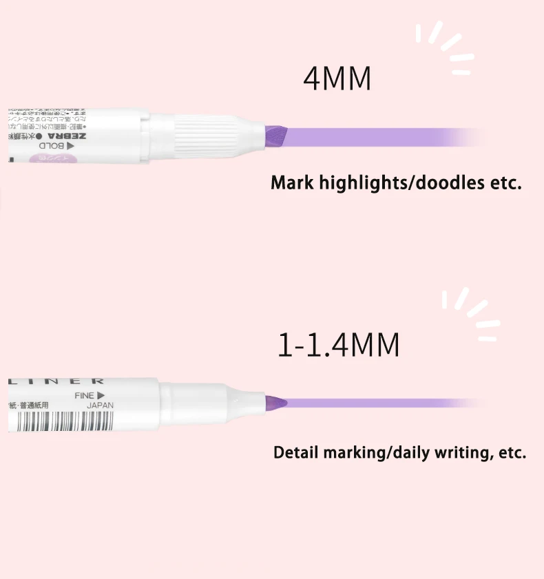 Japan ZEBRA Highlighters Pen s - Highlighter Set Pastel recensione e prezzo