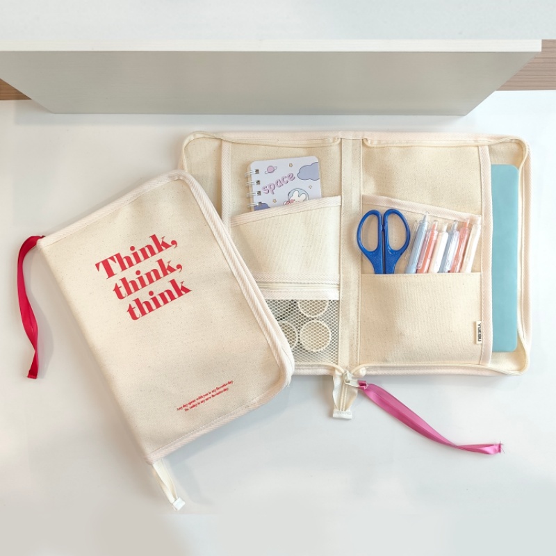 Large Capacity Canvas Planner  - Portfolio Folder Zip recensione e prezzo