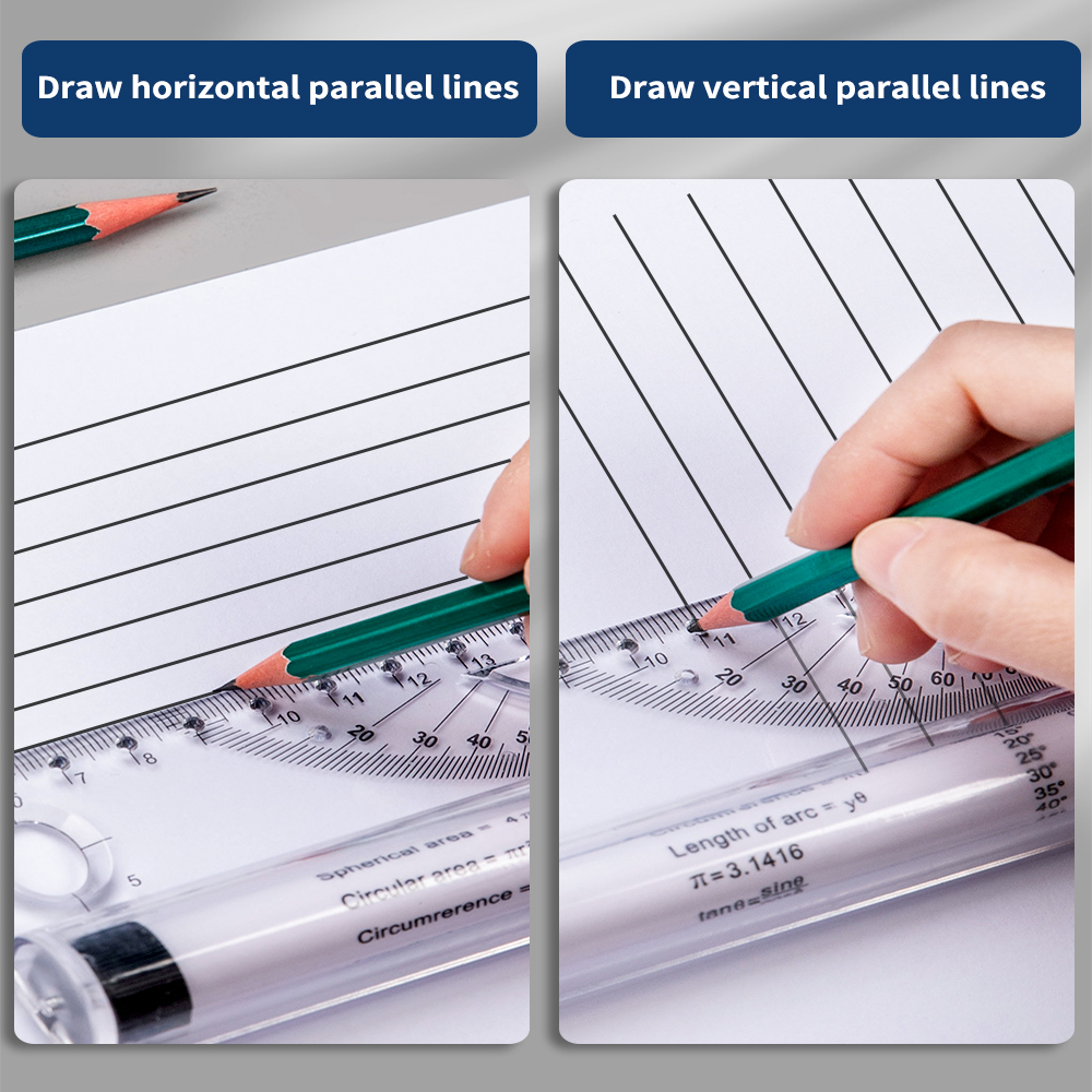 30cm Transparent Parallel Roll - Ruler Set Transparent recensione e prezzo