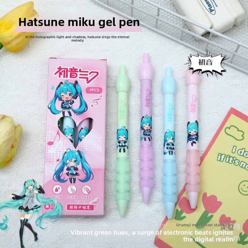 Kawaii Hatsune Miku Gel Pen Cu - Gel Ink Pen Set recensione e prezzo
