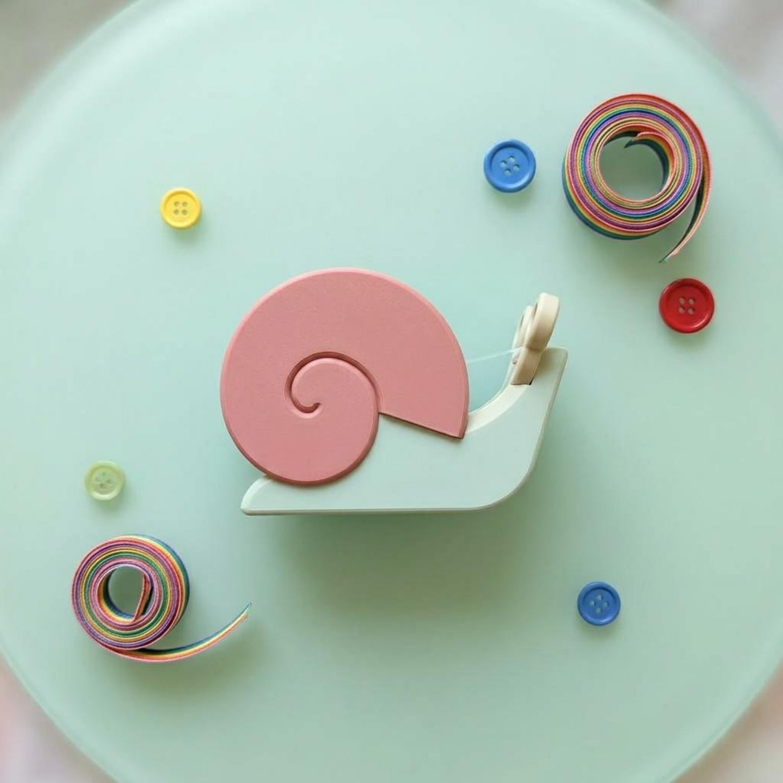 Snail-Shaped Tape Dispenser Pi - Is Stationery Office Supply recensione e prezzo