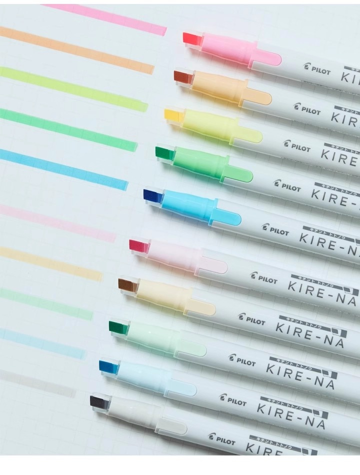 PILOT KIRE-NA Highlighter Pen  - Highlighter Set Pastel recensione e prezzo