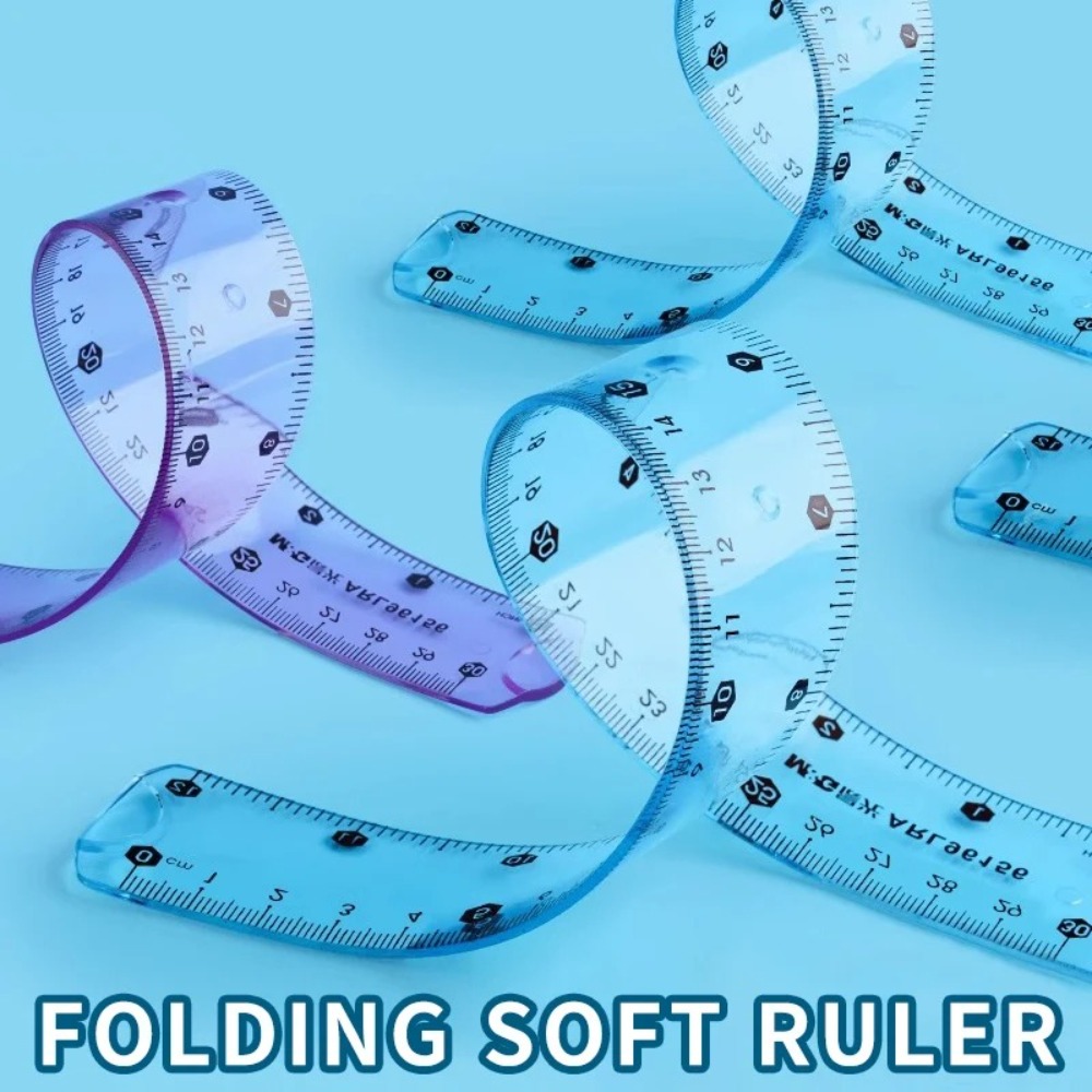 1/3pcs Transparent Soft Ruler, - Ruler Set Transparent recensione e prezzo