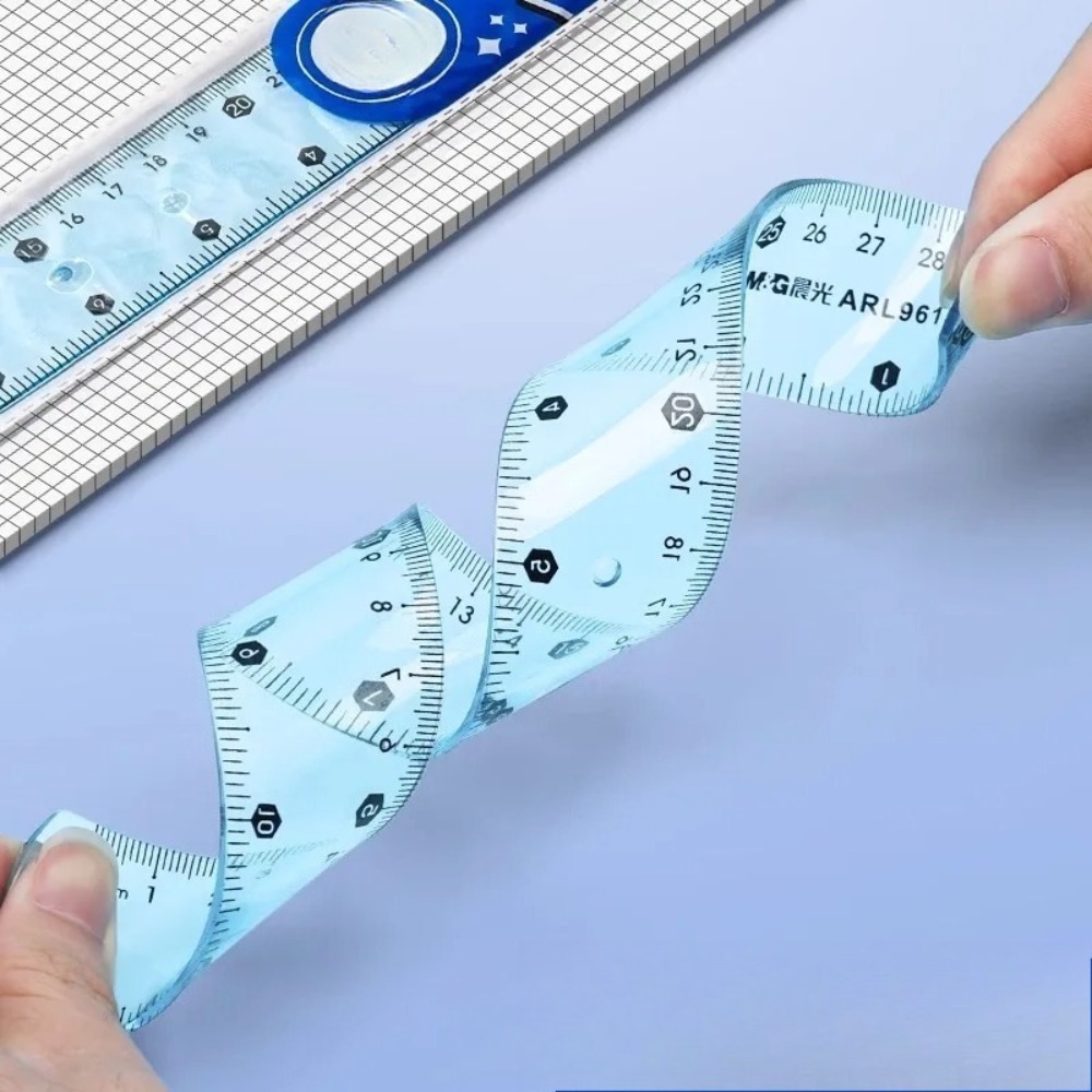 1/3pcs Transparent Soft Ruler, - Ruler Set Transparent recensione e prezzo