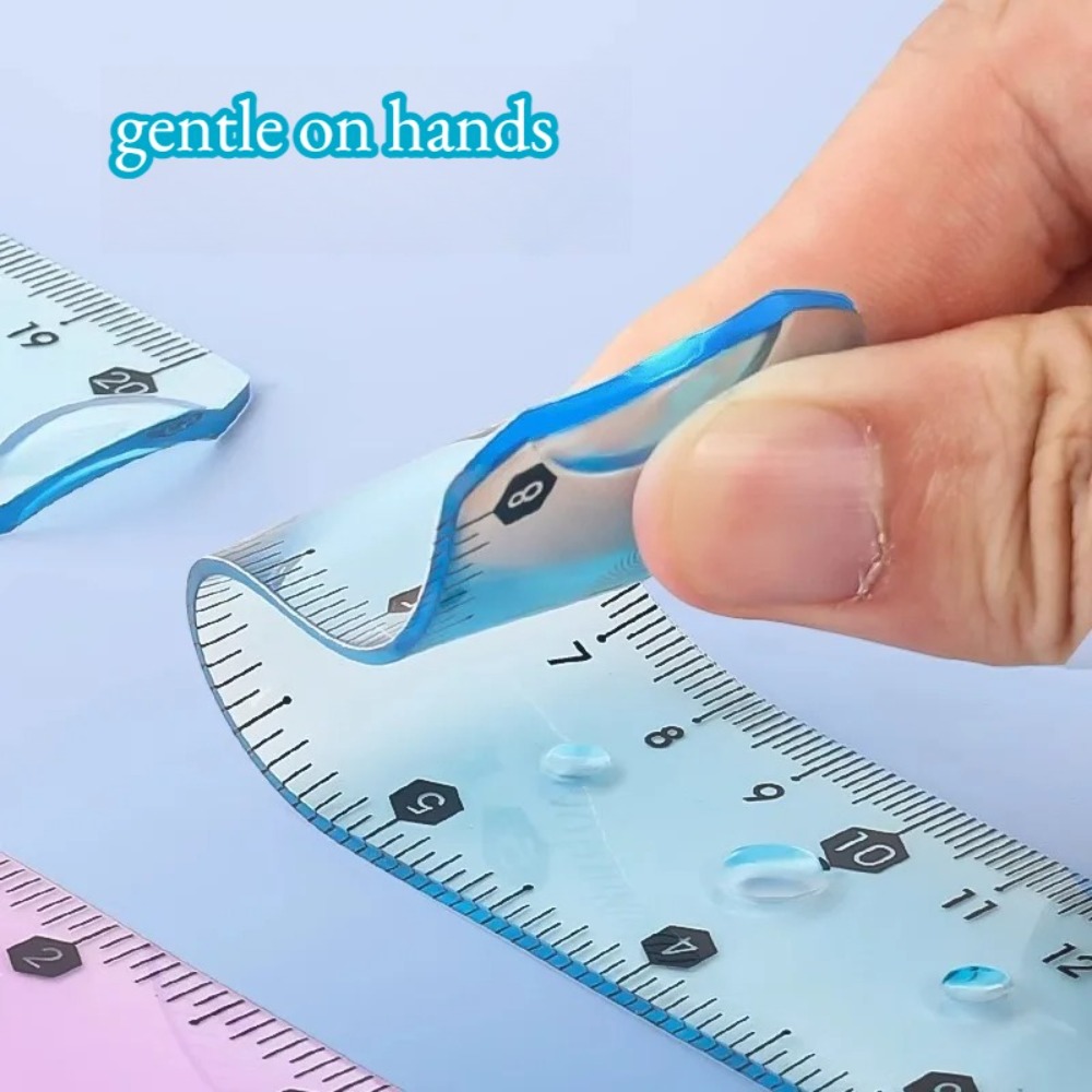 1/3pcs Transparent Soft Ruler, - Ruler Set Transparent recensione e prezzo