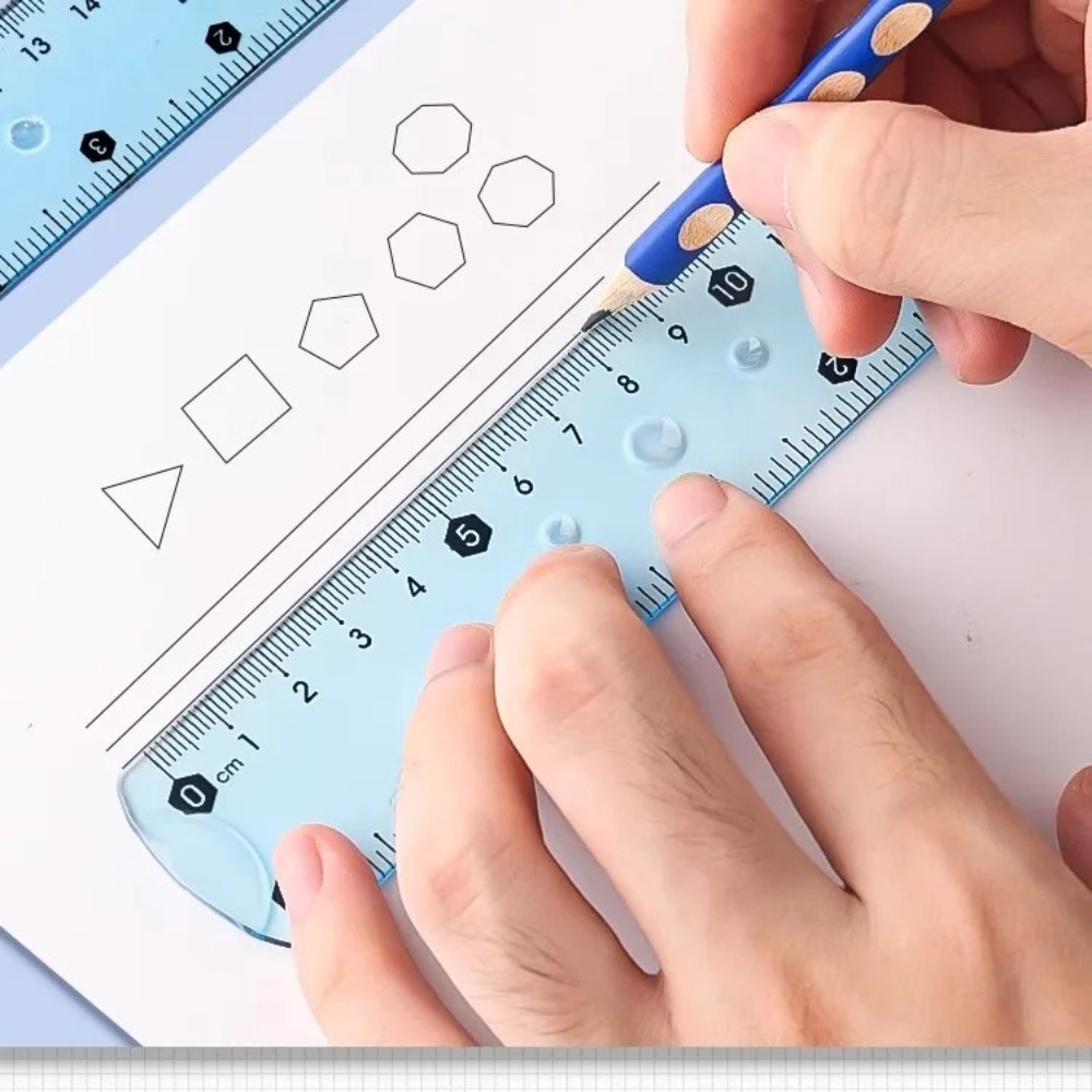 1/3pcs Transparent Soft Ruler, - Ruler Set Transparent recensione e prezzo