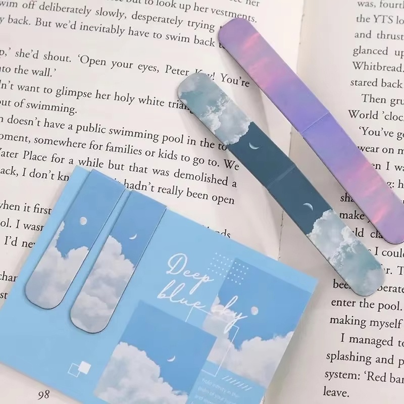 2pcs Fantasy Landscape Bookmar - Bookmark Magnetic Clip recensione e prezzo