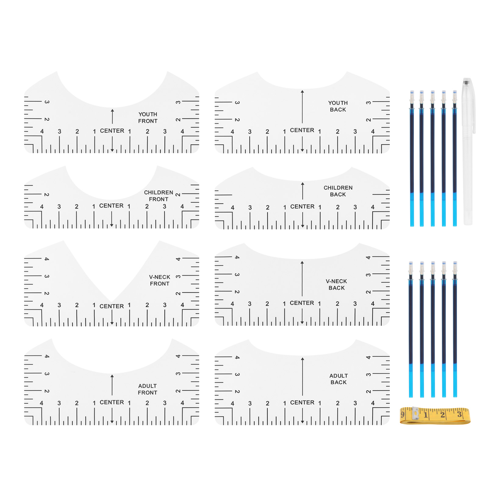 Transparent T-shirt Ruler Guid - Ruler Set Transparent recensione e prezzo