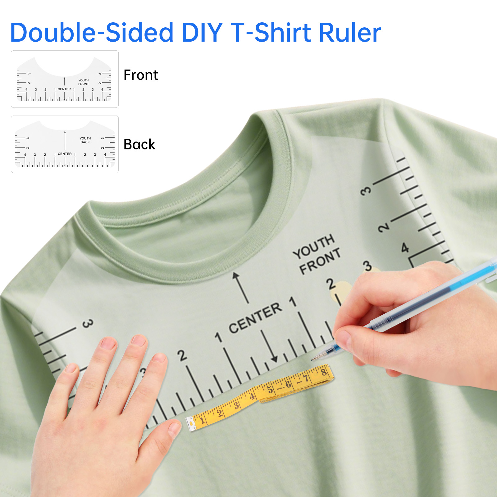 Transparent T-shirt Ruler Guid - Ruler Set Transparent recensione e prezzo