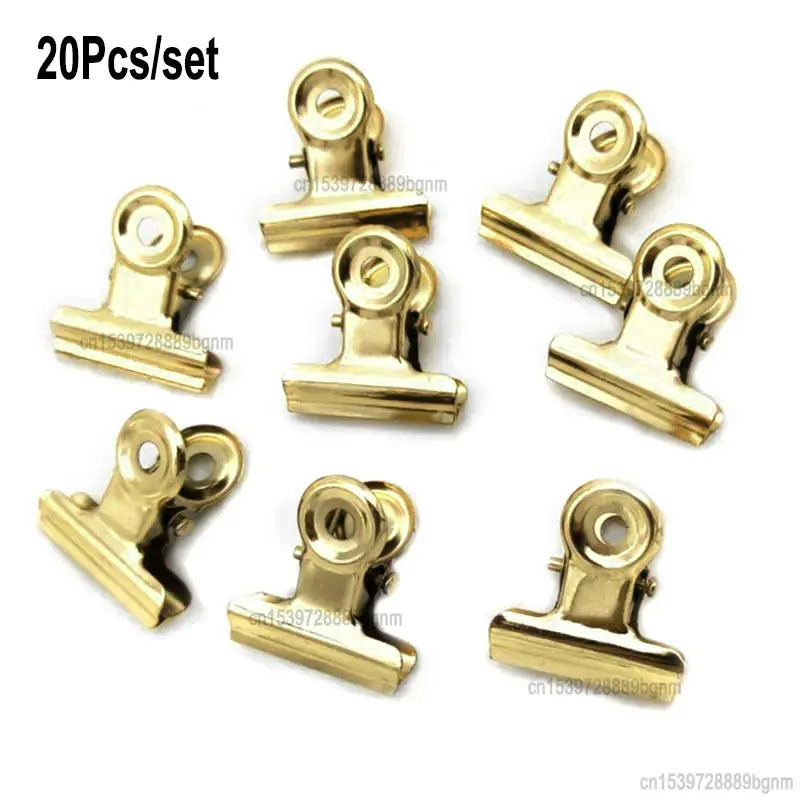 20PCS/Set 21mm*23mm Round Meta - Binder Clip Assorted recensione e prezzo