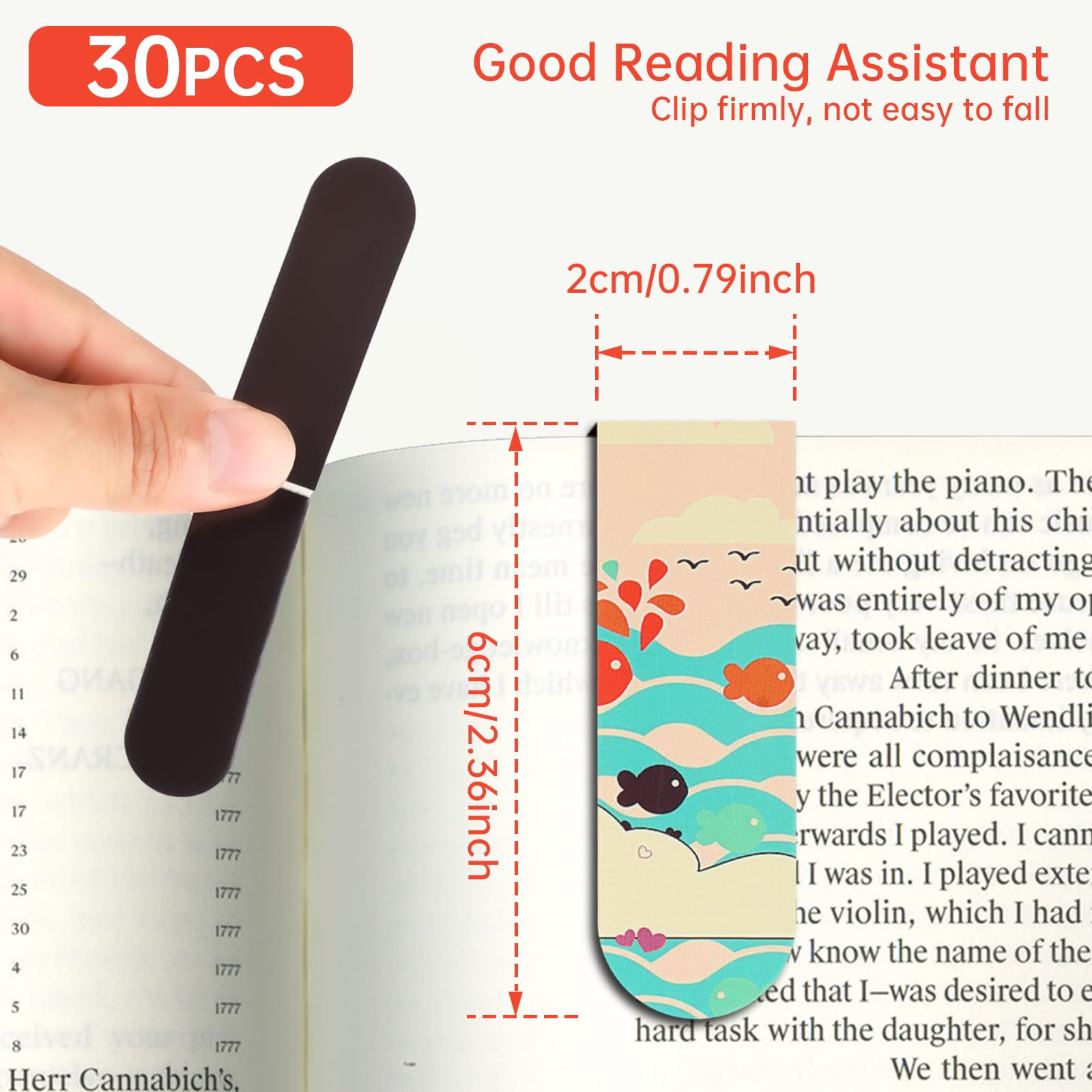 18pcs/30pcs Magnetic Bookmarks - Bookmark Magnetic Clip recensione e prezzo
