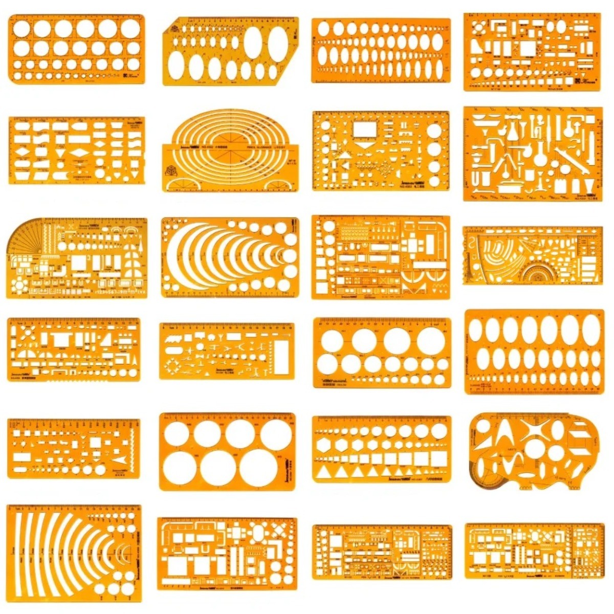 Geometric Drawing Template Set - Ruler Set Transparent recensione e prezzo