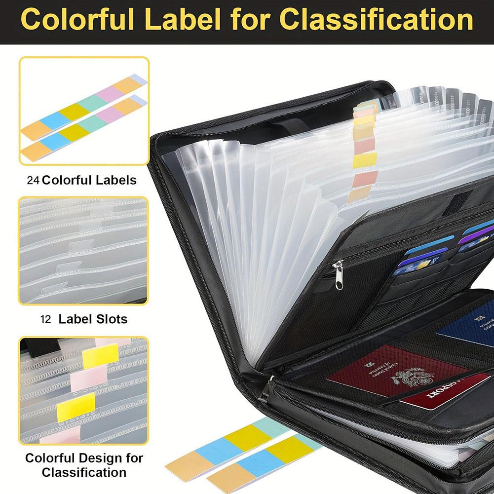 A4 Zipper File Bag Waterproof  - Portfolio Folder Zip recensione e prezzo