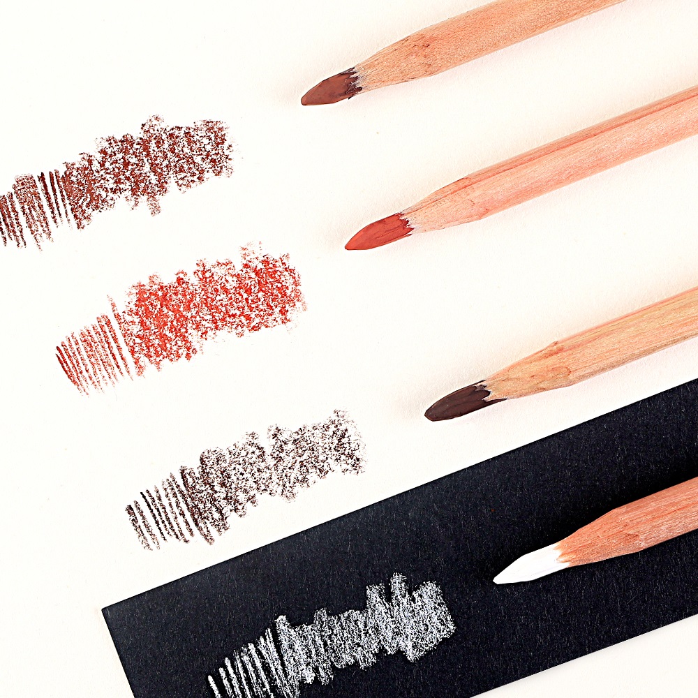 4Pcs Professional Sketch Charc - Highlighter Set Pastel recensione e prezzo
