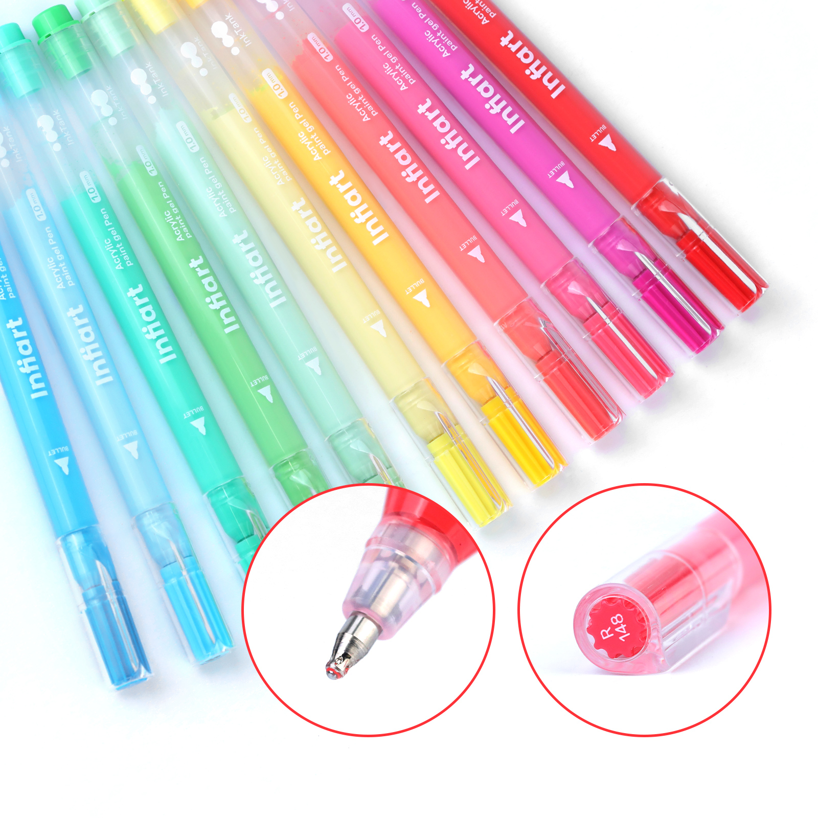 Acrylic Paint Gel Pens, Glitte - Gel Ink Pen Set recensione e prezzo