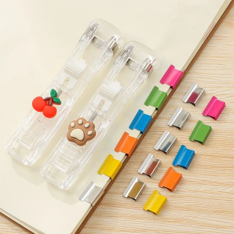 New Push Clip Stapler Staple R - Binder Clip Assorted recensione e prezzo